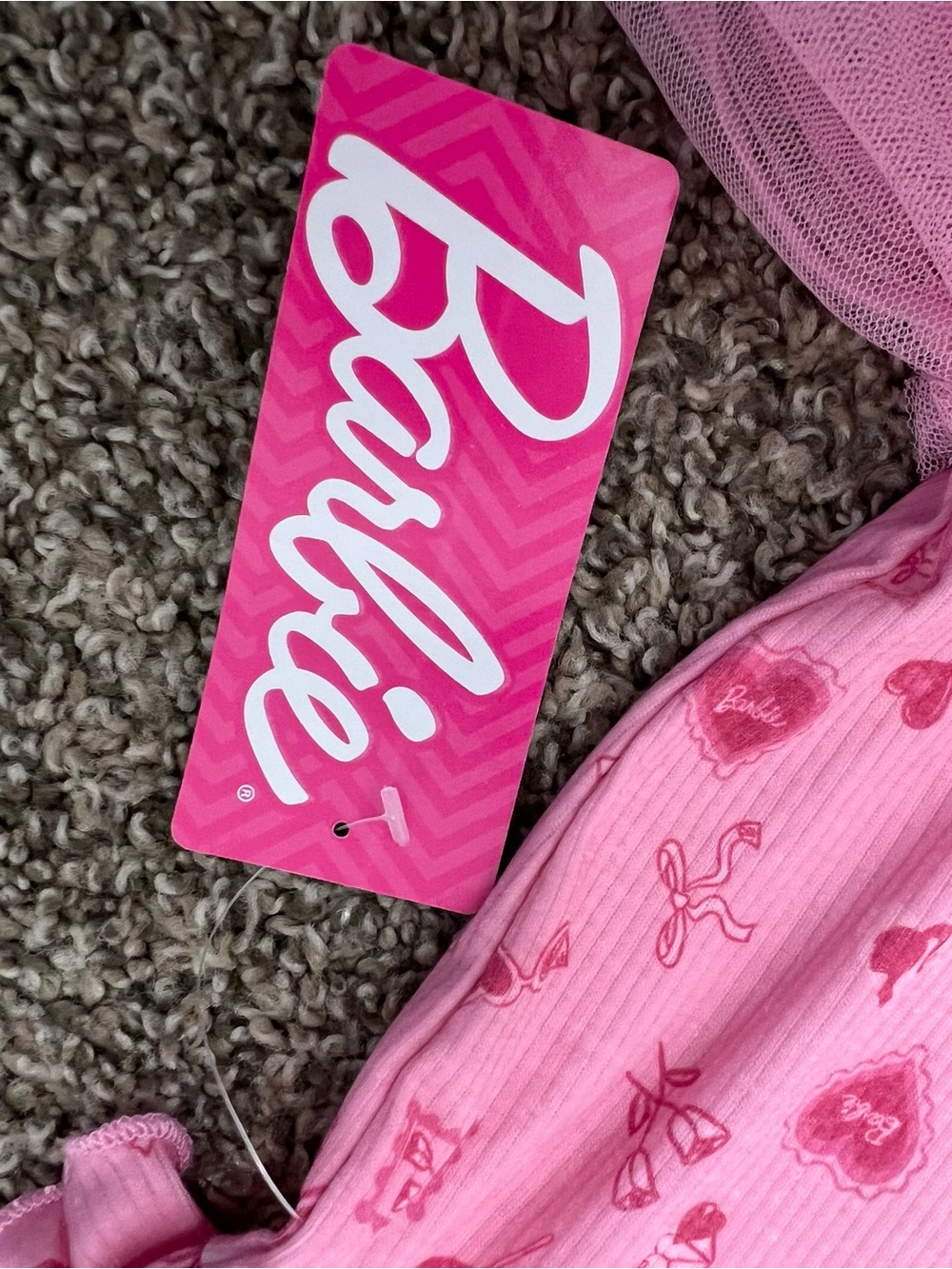 Barbie Girls Pink Tutu Dress - Size Large (10/12) - New with Tags - Picture 2 of 8